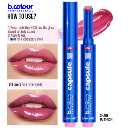 B.color Lipgloss 06 Crush