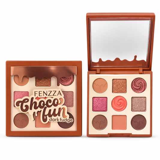 Fenza Choco Fun Eyeshadow Palette Dark Fudge