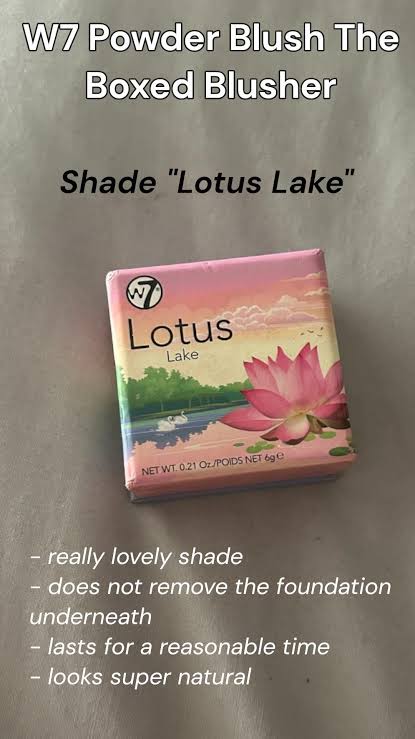 W7 Lotus Lake Blush ( Benefit Dupe)