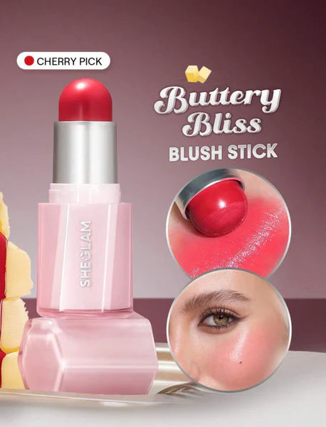 She Glam Buttery Bliss Blush Cherry Pick