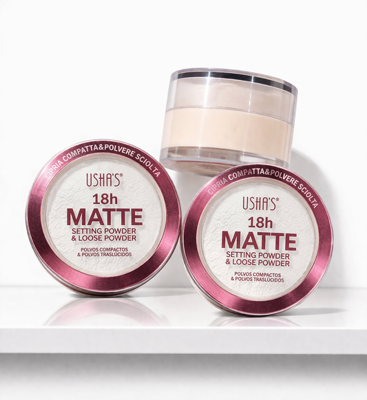 Ushas 18h Matte Setting Powder & Loose Powder