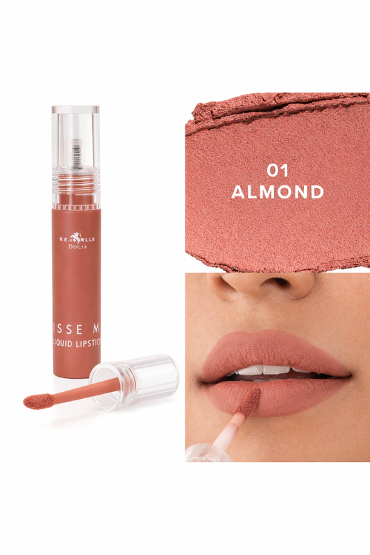 Italian Deluxe Liquid Mousse Matte Lipstick 01 Almond