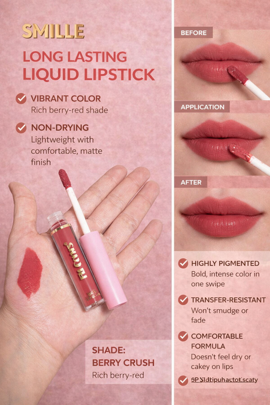 Fit Colors Berry Crush Liquid Lipstick