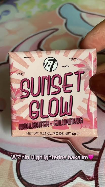 W7 Sunset Glow Highlighter