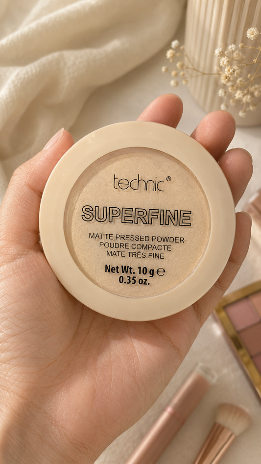 Technic Super Fine Matte Pressed Powder Shade Snow White