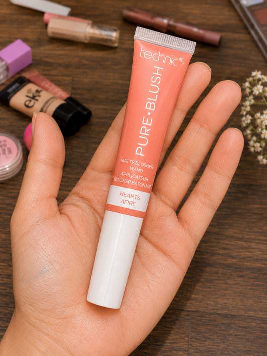 Technic Pure Blush Matte Blusher Wand Shade Hearts Afire