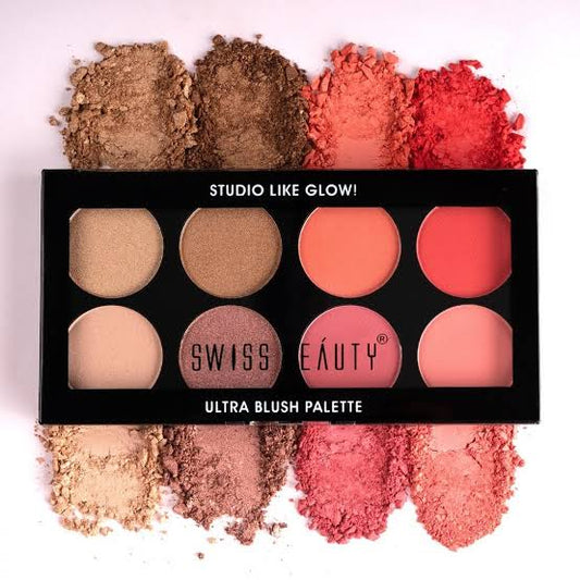 Swiss Beauty Studio Like Glow Ultra Blush Palette