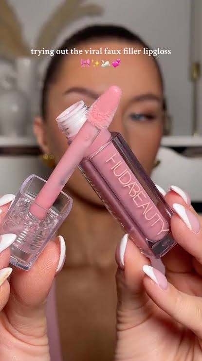 Huda Beauty Faux Filler Lip Gloss Sugar Baby