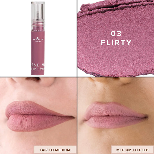 Italian Deluxe Liquid Mousse Matte Lipstick 03 Flirty