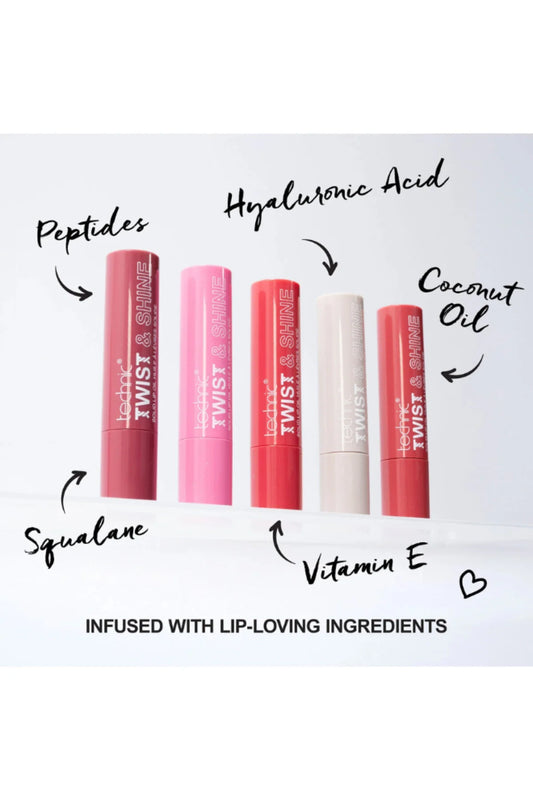 Technic Twist and Shine solid Lip Oil Clear Sparkles