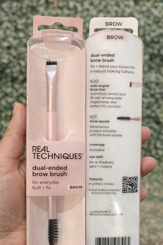 Real Techniques dual ended brow brush