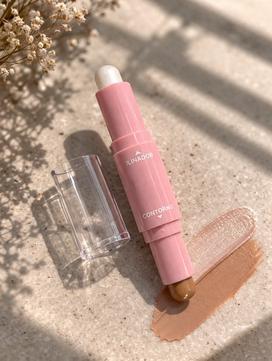 Bronzer & Highlighter Stick