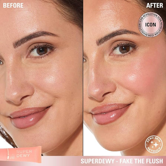 Makeup Revolution London Fake The Flush Liquid Blusher