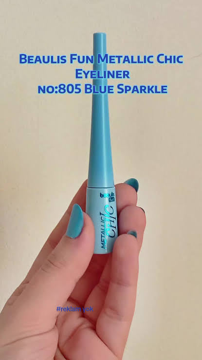 Beaulis Metallic Chic Blue Eyeliner