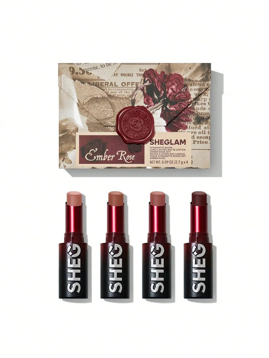 Sheglam Ember Rose Lip Set