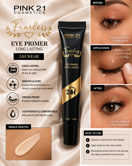 Pink21 Fearless Eye Primer 24h lasting