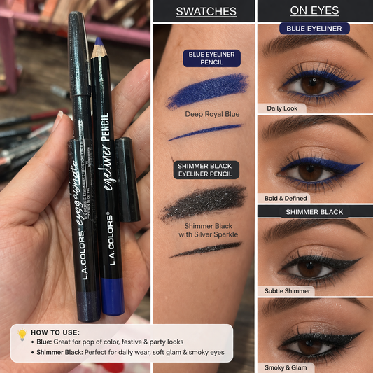 LA Colors Blue Eyeliner Pencil