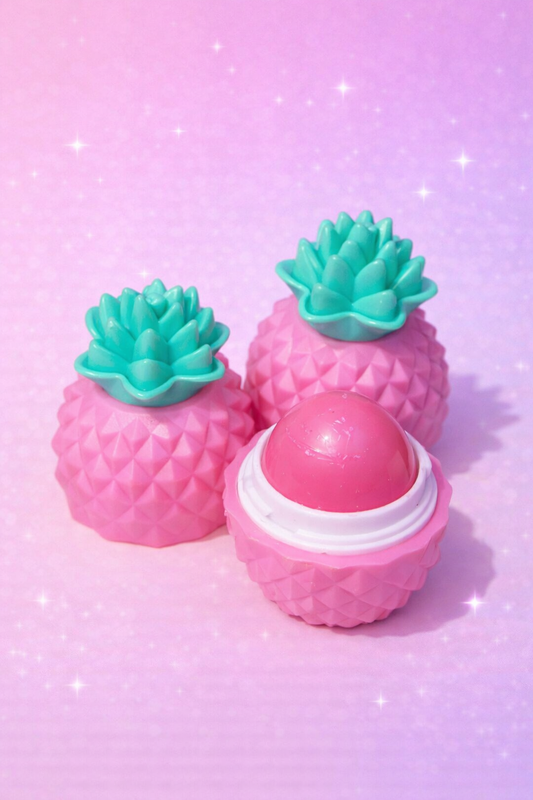 Cute Pink Pineapple Lip Balm