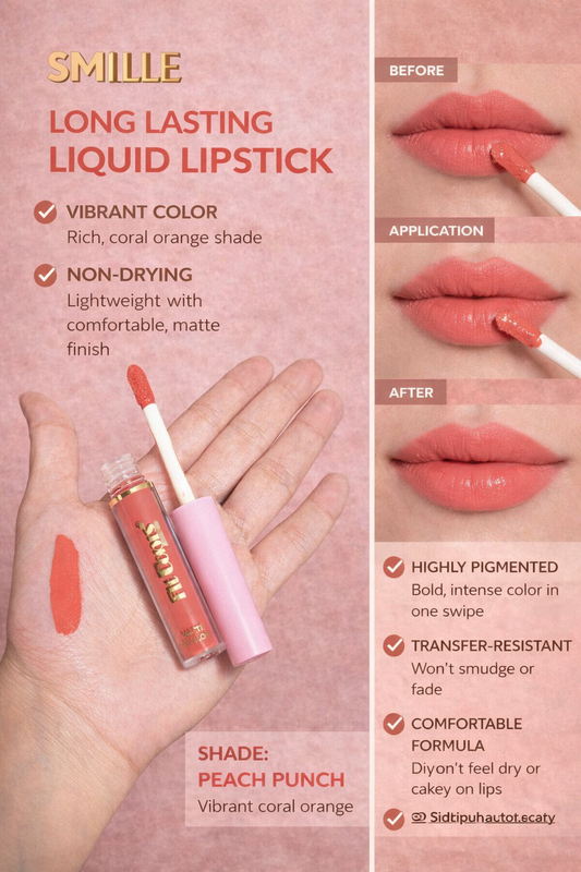 Fit Colors Peach Matte Liquid Lipstick