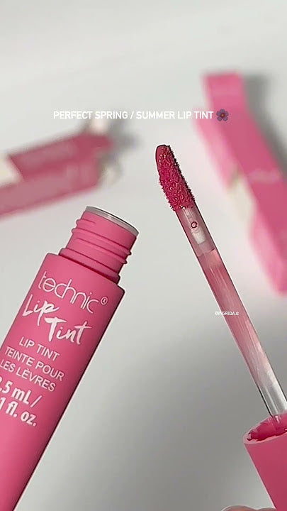 Technic Lip Tint Shade Twice Shy Dupe For Rare Beauty ( Applies like a lip oil, stains like a tint)