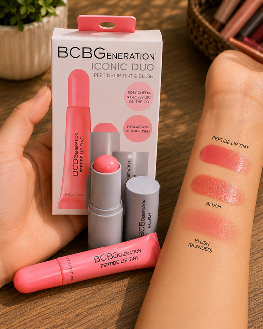 BCB Lip Peptide Tint & Blush Duo