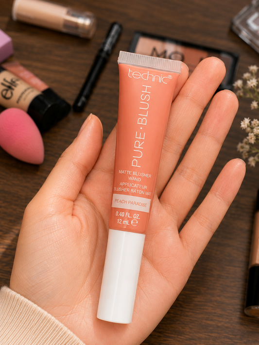Technic Pure Blush Matte Blusher Wand Shade Peach Paradise