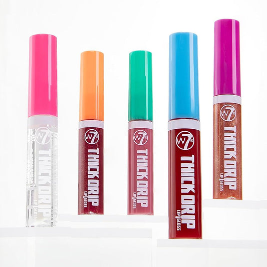 W7 All My Kisses Thick Drip Lip Oil Set