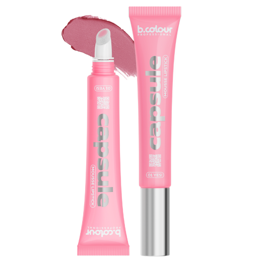 B.color capsule mousse lipstick 01 yes