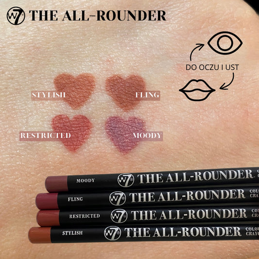 W7 The All Rounder Lip Pencil Stylish